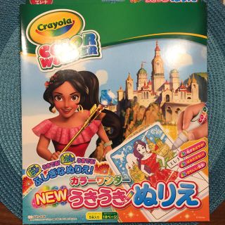 サンスター(SUNSTAR)の新品未使用✳︎カラーワンダー✳︎うきうきぬりえ✳︎エレナ(知育玩具)