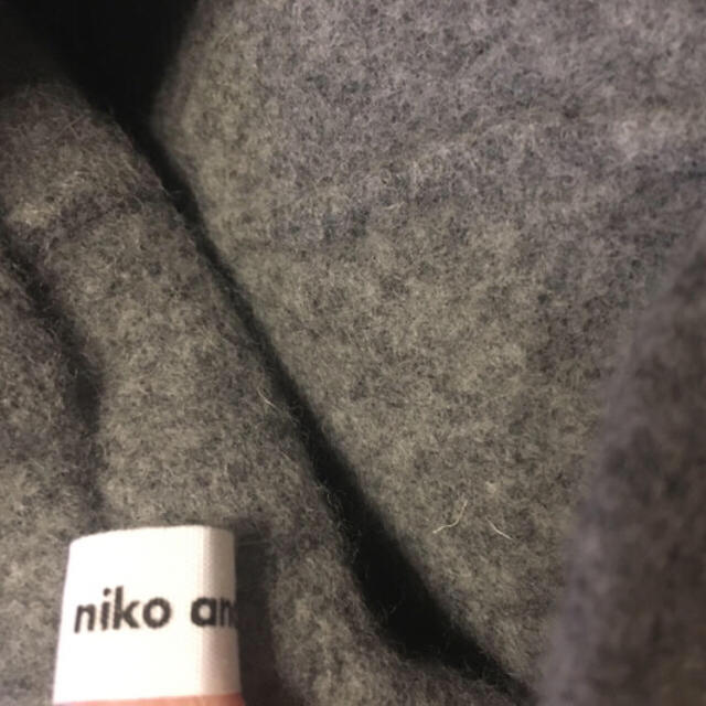 niko and...(ニコアンド)の再出品！niko and 定番ベレー帽 グレー レディースの帽子(ハンチング/ベレー帽)の商品写真