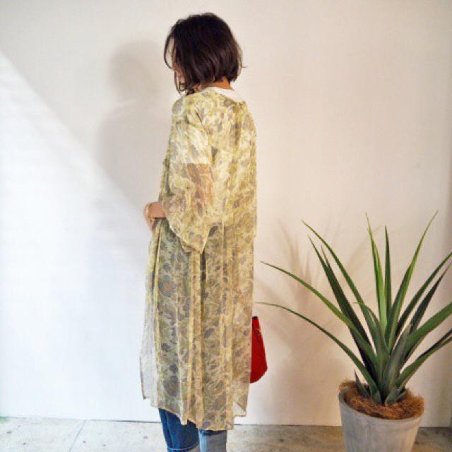 TODAYFUL Silk Print Gown   ガウンコート