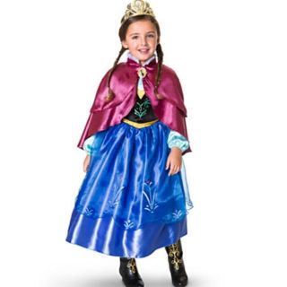 ディズニー(Disney)の【新品】Disneyアナと雪の女王 アナのドレス・ティアラオールセット(ドレス/フォーマル)