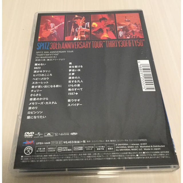 SPITZ 30th ANNIVERSARY TOUR DVD(通常盤)