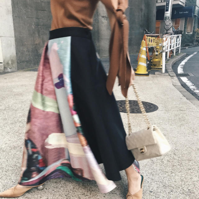 もデザイン Ameri VINTAGE - AMERI EMILIA TUCK SKIRTの通販 by momo's ...