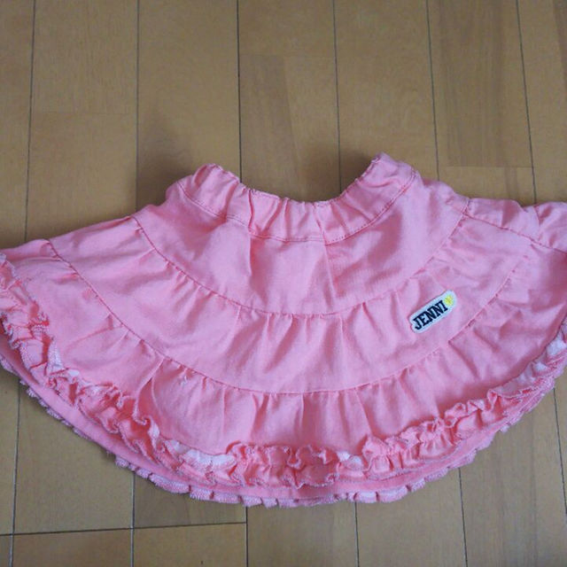 JENNI(ジェニィ)の美品！ジェニィ  フレアスカート  サーモンピンク キッズ/ベビー/マタニティのベビー服(~85cm)(スカート)の商品写真