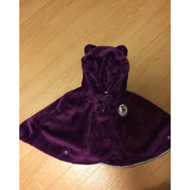 ANNA SUI mini(アナスイミニ)のベビーANNA SUI ポンチョ キッズ/ベビー/マタニティのキッズ服女の子用(90cm~)(コート)の商品写真