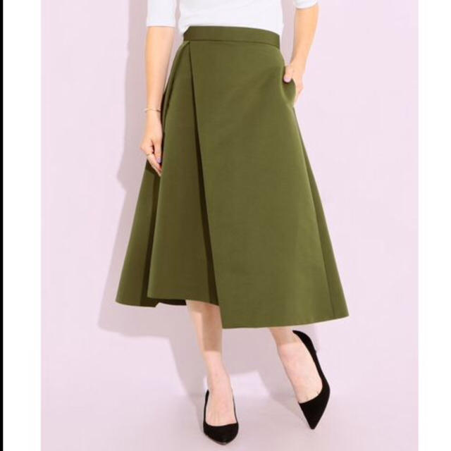 Demi-Luxe BEAMS(デミルクスビームス)のデミルクス ビームス グログランスカート レディースのスカート(ひざ丈スカート)の商品写真