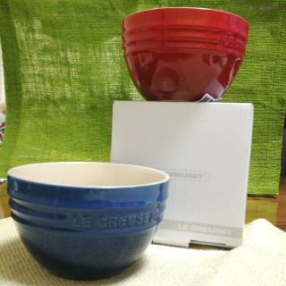 ルクルーゼ(LE CREUSET)のル・クルーゼ　ストーンウェア　ライスボウル　2個セット(食器)