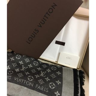 ルイヴィトン(LOUIS VUITTON)のひでさん様♡モノグラムスカーフ♪数回使用のみ(*'ω'*)大判ストール(ストール/パシュミナ)