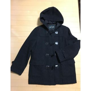 イーストボーイ(EASTBOY)の【美品】ダッフルコート 黒 イーストボーイ(ダッフルコート)