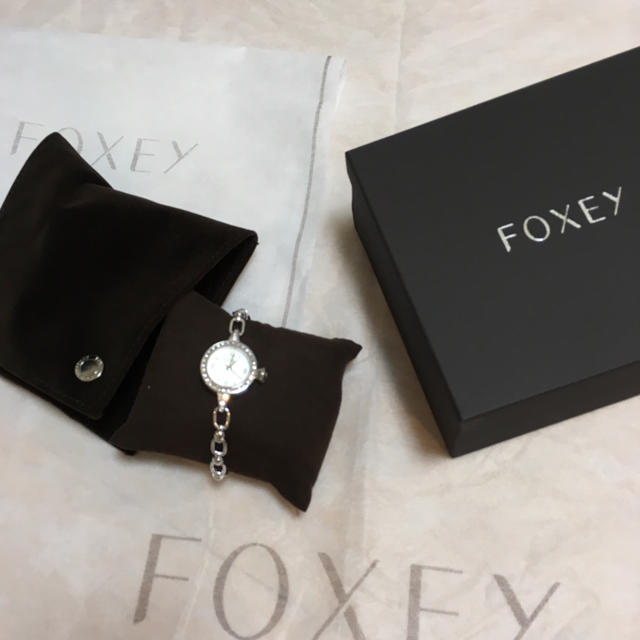 新品★foxey  フォクシー★ノベルティー 時計 ウォッチ アクセサリー