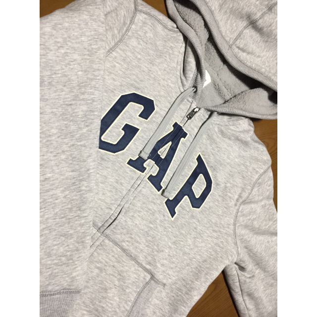 GAP★パーカー★ギャップ★グレー★Sサイズ★フード★裏地ボア★ユニセックス