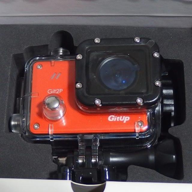 GitUp Git2P Pro MN34120PA 手ブレ補正 オレンジ スマホ/家電/カメラのカメラ(ビデオカメラ)の商品写真
