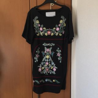 シンディー(SINDEE)のプリント Tシャツワンピース(ミニワンピース)