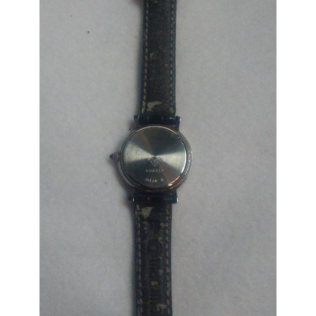 MARIO VALENTINO(マリオバレンチノ)の腕時計　マリオヴァレンチノ　クォーツ　レディース　中古　銀黒 レディースのファッション小物(腕時計)の商品写真