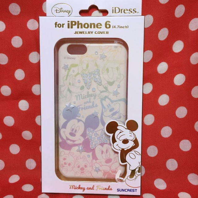 Disney(ディズニー)の【ゆずもも様専用】iPhone6 ミッキー&フレンズ カバー ☆  スマホ/家電/カメラのスマホアクセサリー(iPhoneケース)の商品写真