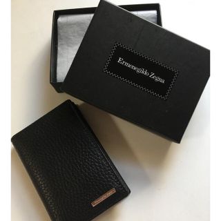 エルメネジルドゼニア(Ermenegildo Zegna)のＥrmenegildo Zegna パスケース 牛革 バレンタインプレゼント(名刺入れ/定期入れ)