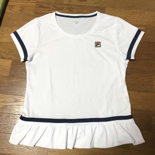 フィラ(FILA)のフィラ トップス 白 美品 (^.^)(ウェア)