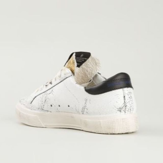 GOLDEN GOOSE(ゴールデングース)のゴールデングース ホワイトクラッシュ レザースニーカー 36 レディースの靴/シューズ(スニーカー)の商品写真