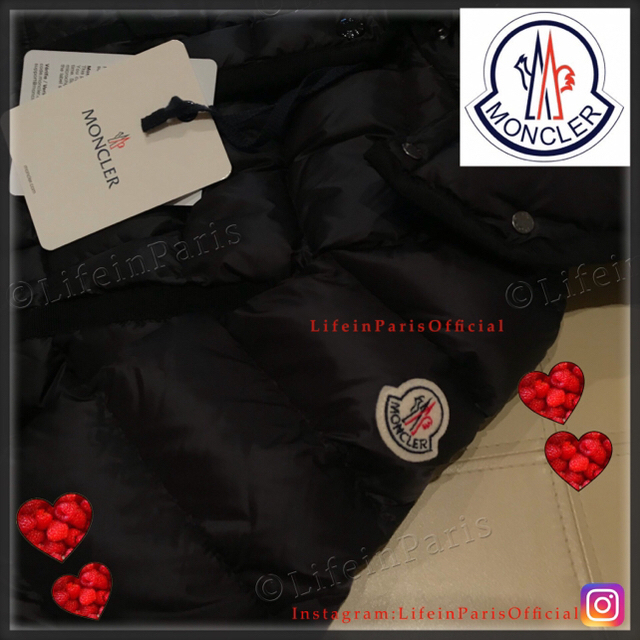 MONCLER(モンクレール)の本物保証 希少ブラック/ネイビー00,0,1,2,3モンクレール エルミンヌ♡ レディースのジャケット/アウター(ダウンコート)の商品写真