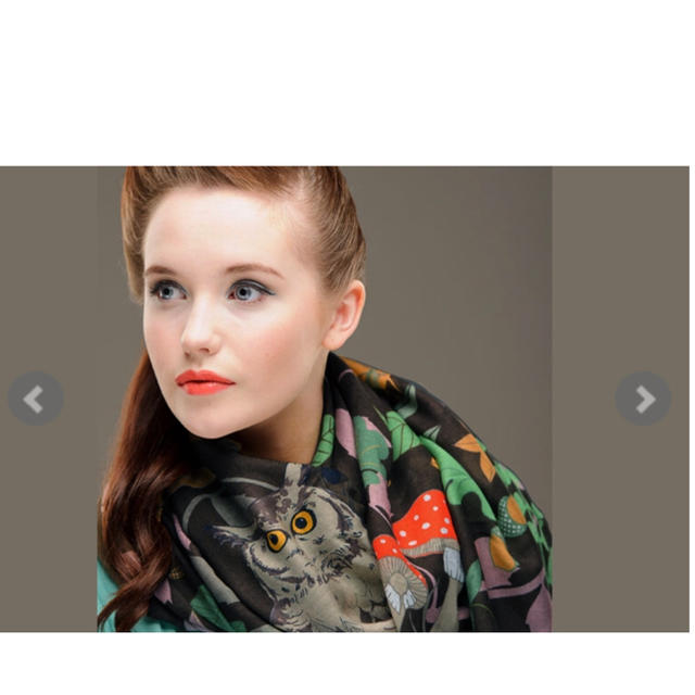 SLOBE IENA(スローブイエナ)の【新品未使用】KAREN MABON☆魔法の森のスカーフ レディースのファッション小物(バンダナ/スカーフ)の商品写真