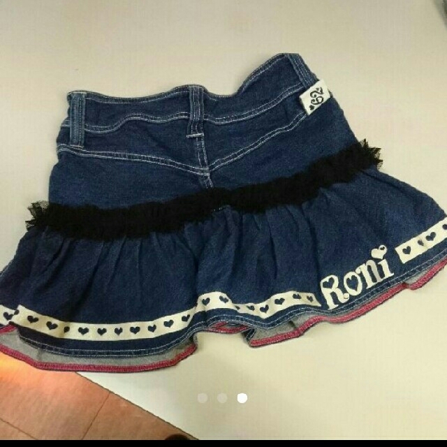 RONI(ロニィ)のＲＯＮＩ ｻｲｽﾞＬ  黒レーススカート キッズ/ベビー/マタニティのキッズ服女の子用(90cm~)(スカート)の商品写真