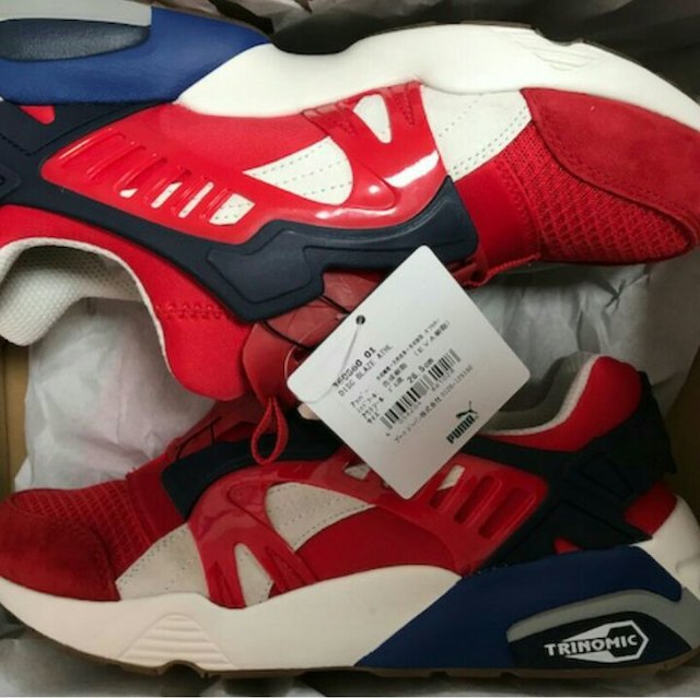 PUMA(プーマ)のPUMA DISC BLAZE ATHL HIGH RISK RED メンズの靴/シューズ(スニーカー)の商品写真