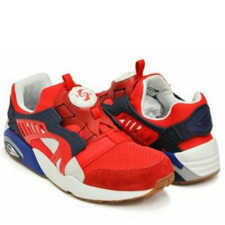 プーマ(PUMA)のPUMA DISC BLAZE ATHL HIGH RISK RED(スニーカー)