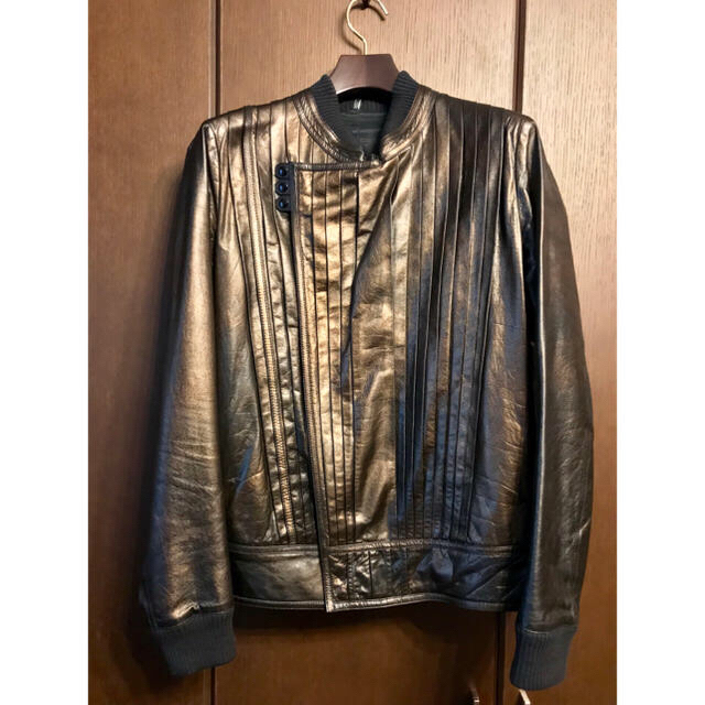 DIOR HOMME - 【極美品】Dior homme 牛革ダーツレザージャケット DIOR HOMME - 【極美品】Dior homme 牛革ダーツレザージャケット