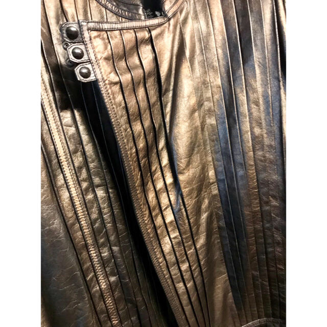 DIOR HOMME - 【極美品】Dior homme 牛革ダーツレザージャケット DIOR HOMME - 【極美品】Dior homme 牛革ダーツレザージャケット