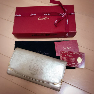 カルティエ(Cartier)のカルティエ 長財布 ゴールド(財布)