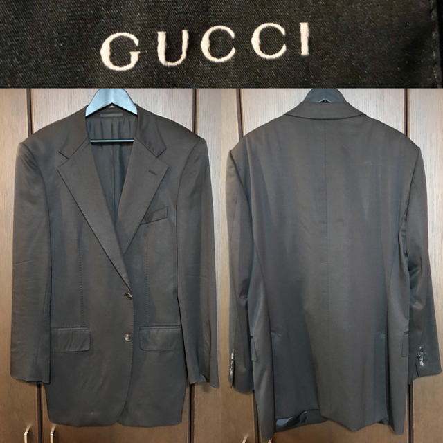 Gucci - 【美品・超希少・値下不可】 GUCCI（グッチ）のダークブラウンジャケット