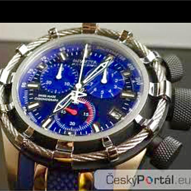 INVICTA(インビクタ)のInvicta 正規品 Reserve Bolt ブルー 定価20万 メンズの時計(腕時計(アナログ))の商品写真