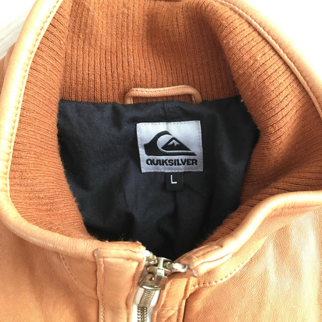 QUIKSILVER(クイックシルバー)のQUIKSILVER 革ジャン メンズのジャケット/アウター(レザージャケット)の商品写真