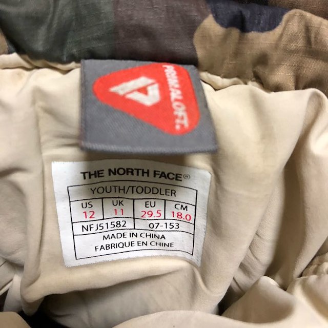 THE NORTH FACE(ザノースフェイス)のTHE NORTH FACE スノーブーツ 18cm キッズ/ベビー/マタニティのキッズ/ベビー/マタニティ その他(その他)の商品写真