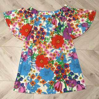 エイチアンドエム(H&M)の花柄ワンピース(チュニック)