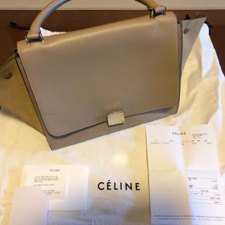 セリーヌ(celine)の🍀Natsuki様専用です🍀CELINE セリーヌ✨トラペーズ✨人気色トープ(ハンドバッグ)