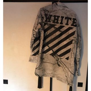 オフホワイト(OFF-WHITE)のoff-white 16ss marble jacket S(ミリタリージャケット)