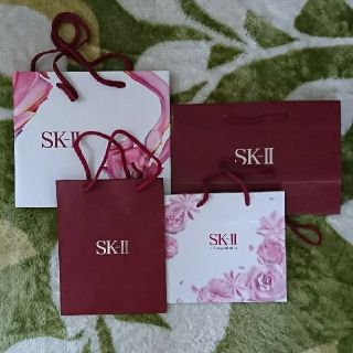 エスケーツー(SK-II)の【値下げ2月末まで！】SK-II 紙袋 ショップ袋 四枚セット(ショップ袋)