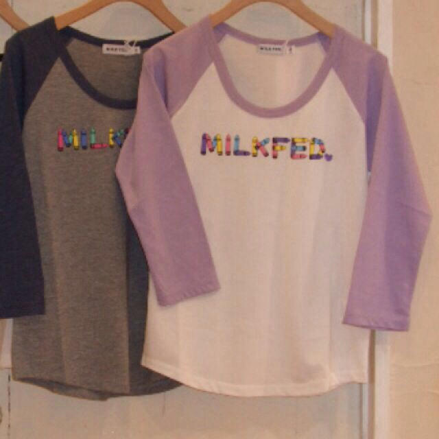 MILKFED.(ミルクフェド)のミルクフェド ラベンダー Tシャツ レディースのトップス(Tシャツ(長袖/七分))の商品写真