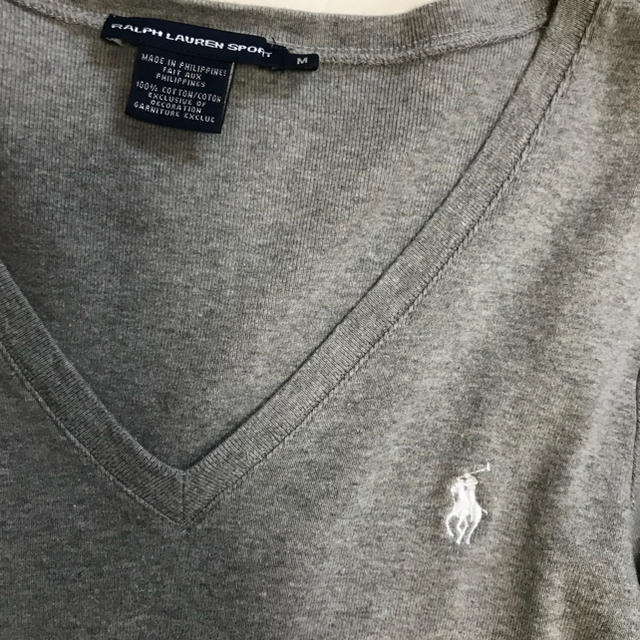 Ralph Lauren(ラルフローレン)のvintage Ralph lauren コットン カットソー レディースのトップス(カットソー(長袖/七分))の商品写真