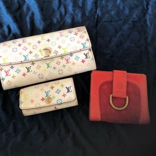 ロエベ(LOEWE)のLORWE  ロエベ 二つ折り財布   &  ルイヴィトン長財布 キーケース(財布)