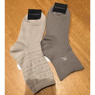 バーバリー(BURBERRY)の【新品】BURBERRY 靴下 2点セット(ソックス)