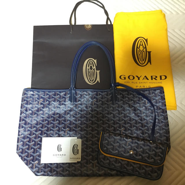 GOYARD(ゴヤール)のご専用♡新品未使用＊ゴヤールサンルイPM＊ネイビー レディースのバッグ(トートバッグ)の商品写真