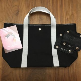 エルベシャプリエ(Herve Chapelier)のエルベシャプリエ 605CS ノワール×シルバー ハンドルカバー付き(ハンドバッグ)