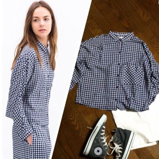 ザラ(ZARA)のZARA 今期のギンガムチェックシャツ(シャツ/ブラウス(長袖/七分))