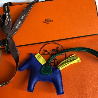 エルメス(Hermes)のりくか様専用☆エルメス☆ロデオPM☆ブルーエレクトロリック☆新品未使用☆(バッグチャーム)