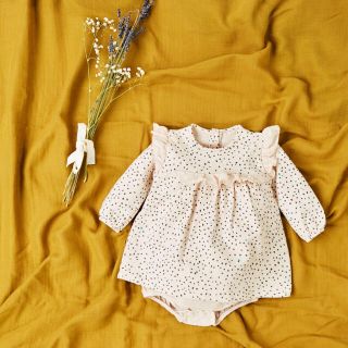 ザラキッズ(ZARA KIDS)のやまあらママ様専用 ZARAキッズ ドットロンパース(ロンパース)