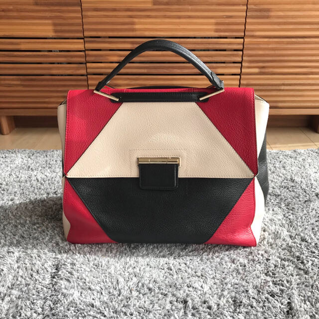 FURLA ARTESIA ハンドバッグ バイカラー アルテーシア