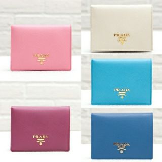 プラダ(PRADA)のタイムセール！☆超美品！未使用に☆PRADAサフィアーノレザー新作二つ折り財布(財布)