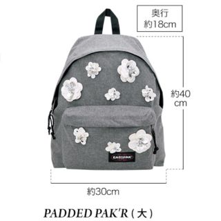 チェスティ(Chesty)の【新品】EASTPAK × Chesty イーストパック リュック 大 グレー(リュック/バックパック)