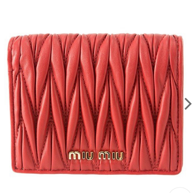 新年の贈り物 miumiu - MIU MIU 折り畳み財布 財布